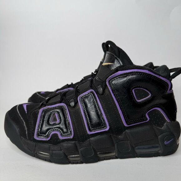 Nike Air More Uptempo 96 Shoes Black Action Grape DV1879-001 Mens Size 8 main image 6